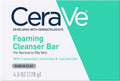 CeraVe Foaming Cleanser Bar. Soap-Free Body and Face Cleanser Bar for Oily Skin. Fragrance Free. 4.5 Ounce (Pack of 2)