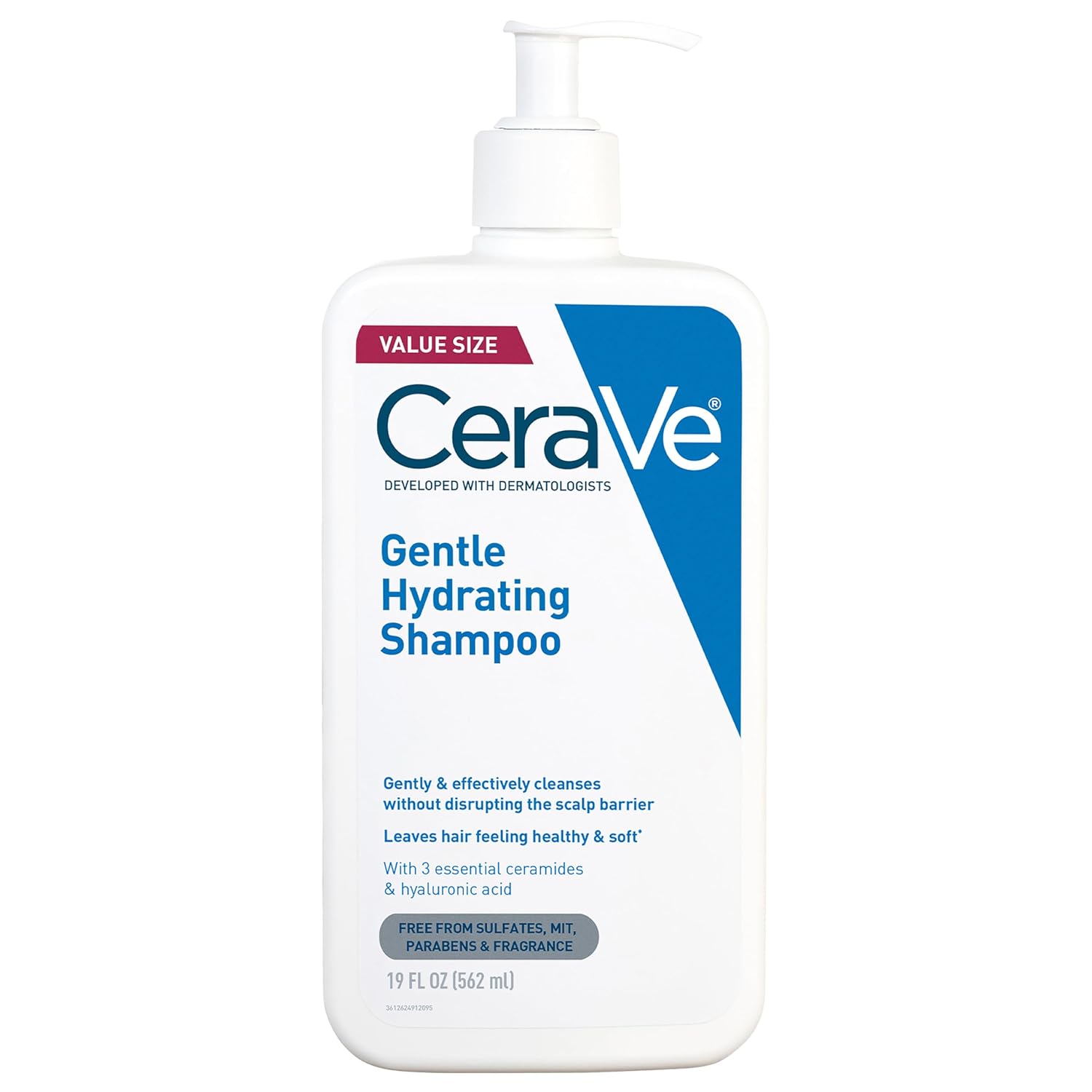 CeraVe Gentle Hydrating Shampoo. With Ceramides. Niacinamide & Hyaluronic Acid For Soft. Healthy Looking Hair & Scalp. Sulfate Free & Color Safe Shampoo. For All Hair Types. 12 Oz (Pack of 2)