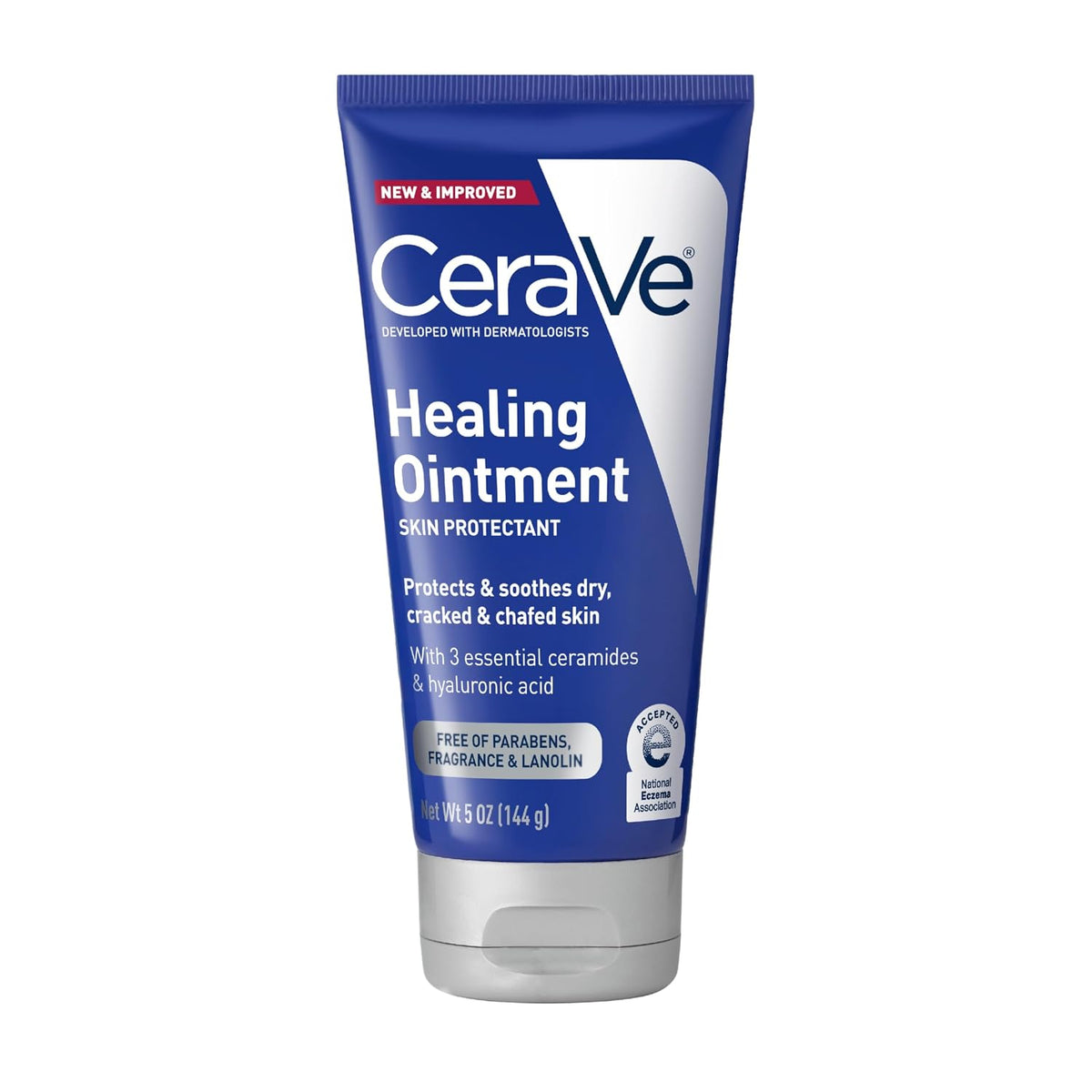 CeraVe Healing Ointment. Hyaluronic Acid Skin Protectant for Dry Skin. 5oz | Barrier Cream. Skin Care for Face & Body. Skin Barrier Repair with Ceramides & Petrolatum. Fragrance Free. Lanolin Free