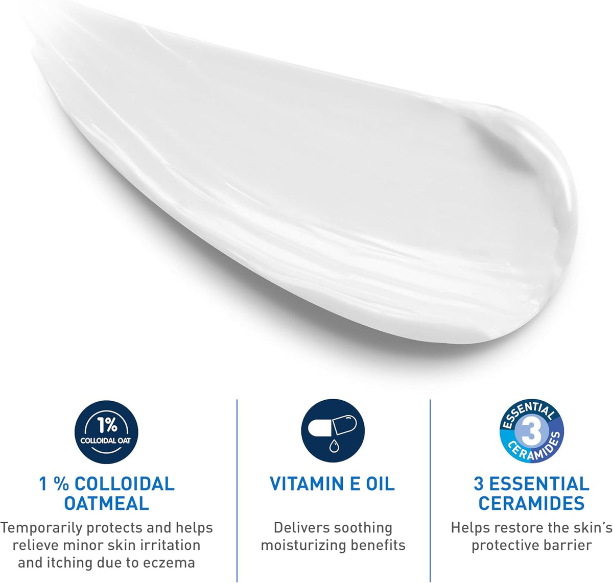 CeraVe Baby  Relief Cream.1% Colloidal Oatmeal Cream with Vitamin E & Ceramides.Soothes & Calms Itchy Skin.Developed with Pediatric Dermatologist.Fragrance Free.5oz.(Pack of 2)